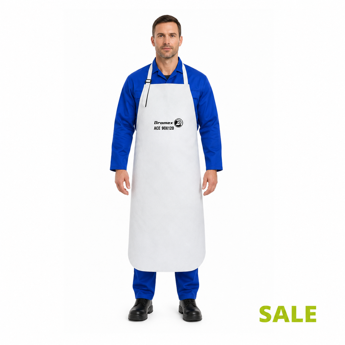 Dromex Ace Leather Welder's Apron One-Piece 60x120cm