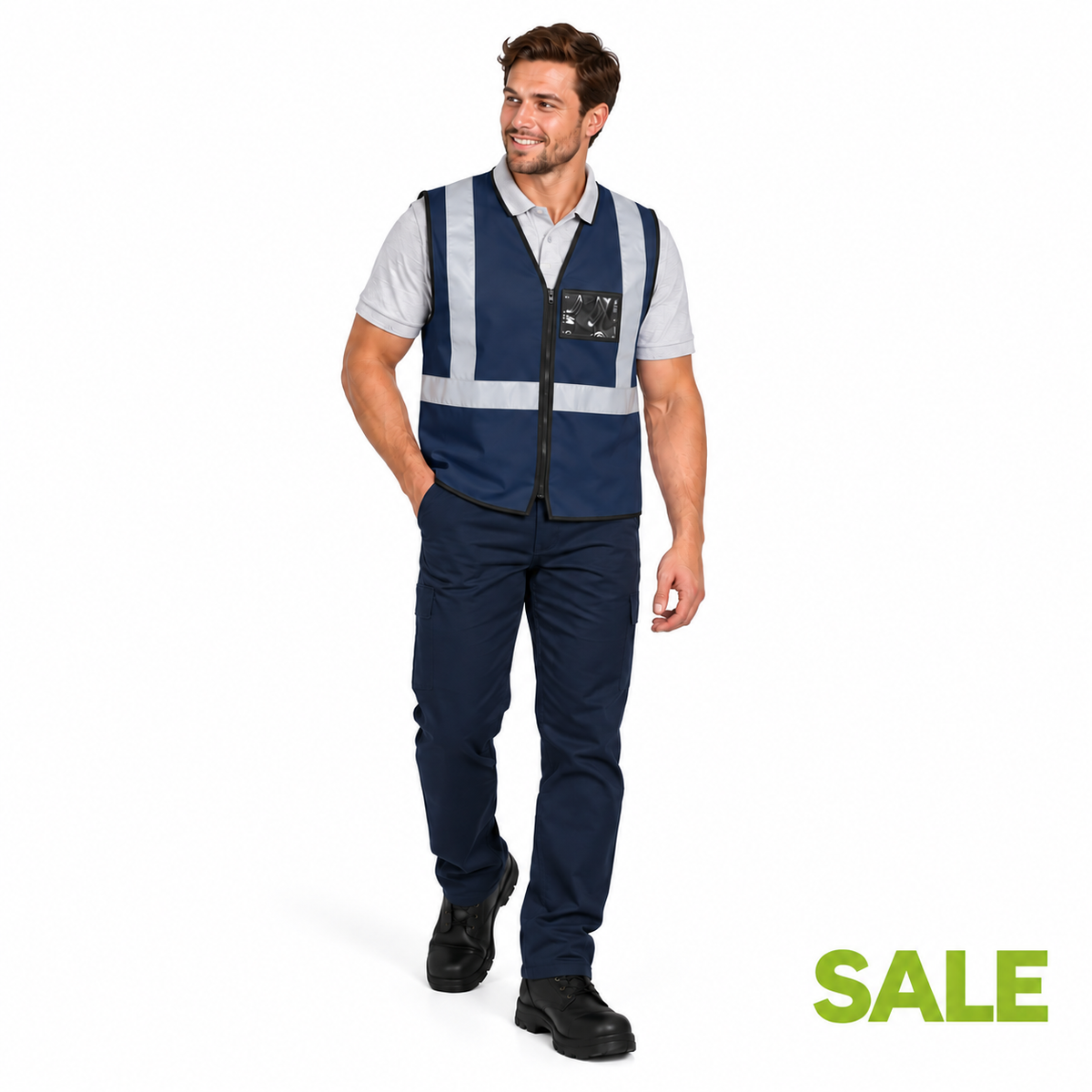 Zion BW Reflective Vest