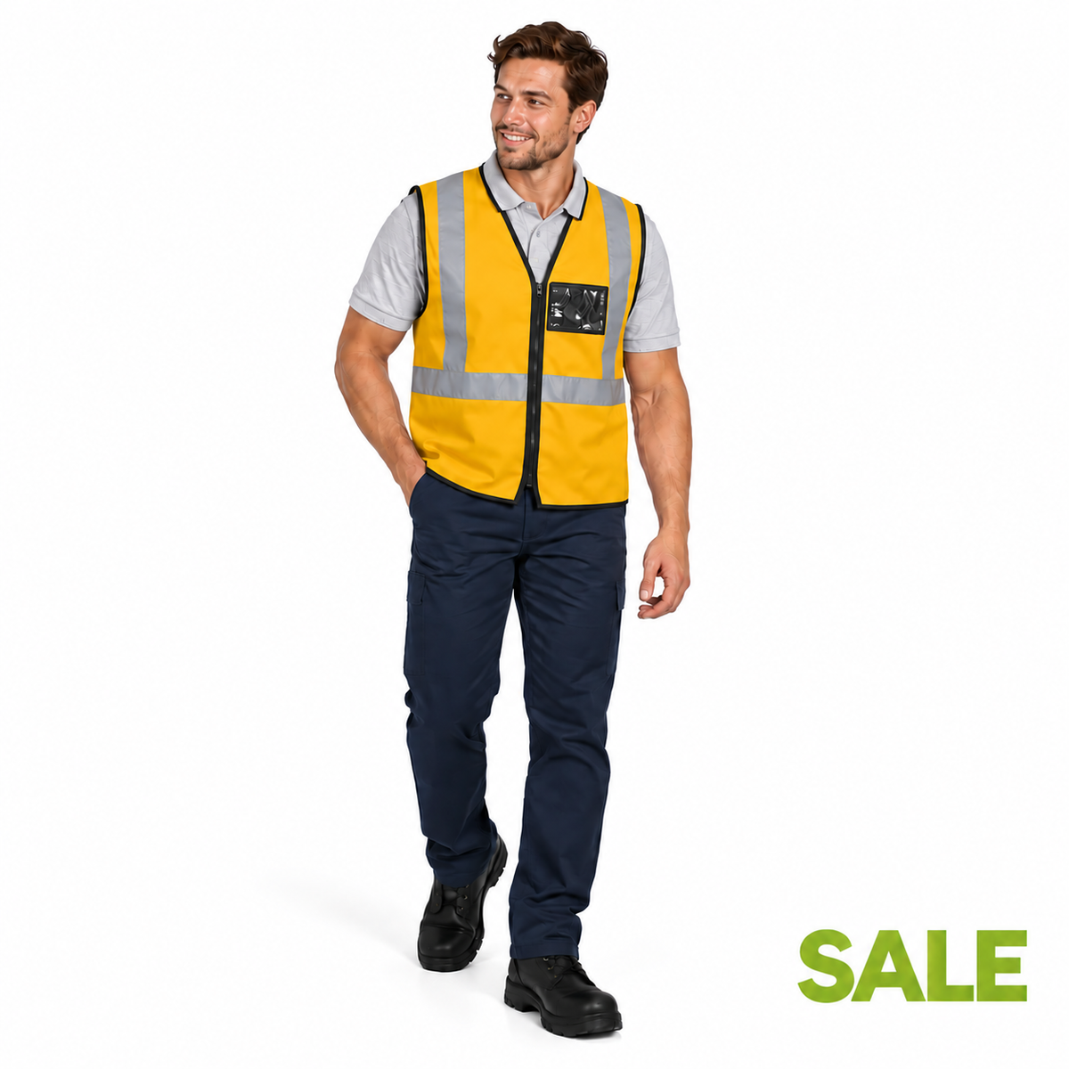 Zion BW Reflective Vest