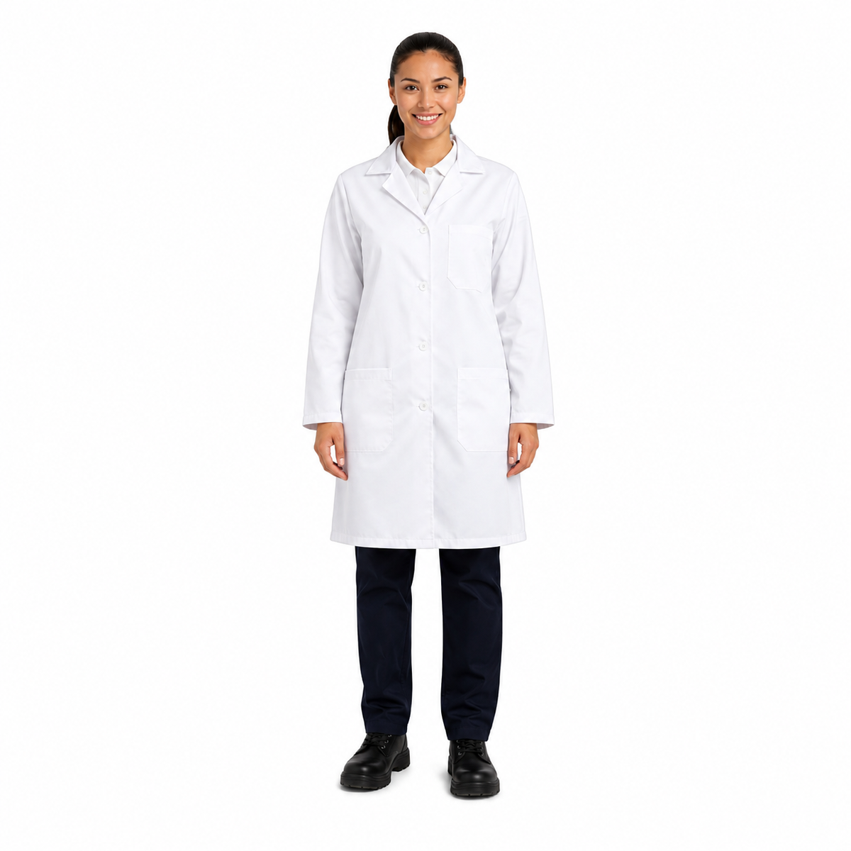 Zion BW Standard Heavy Dustcoat 80/20 210gsm - Long Sleeves