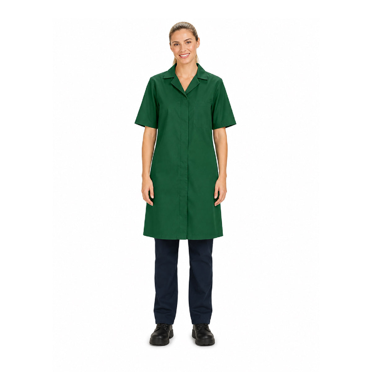 Zion BW HACCP Light Smock 65/35 165gsm - Short Sleeve