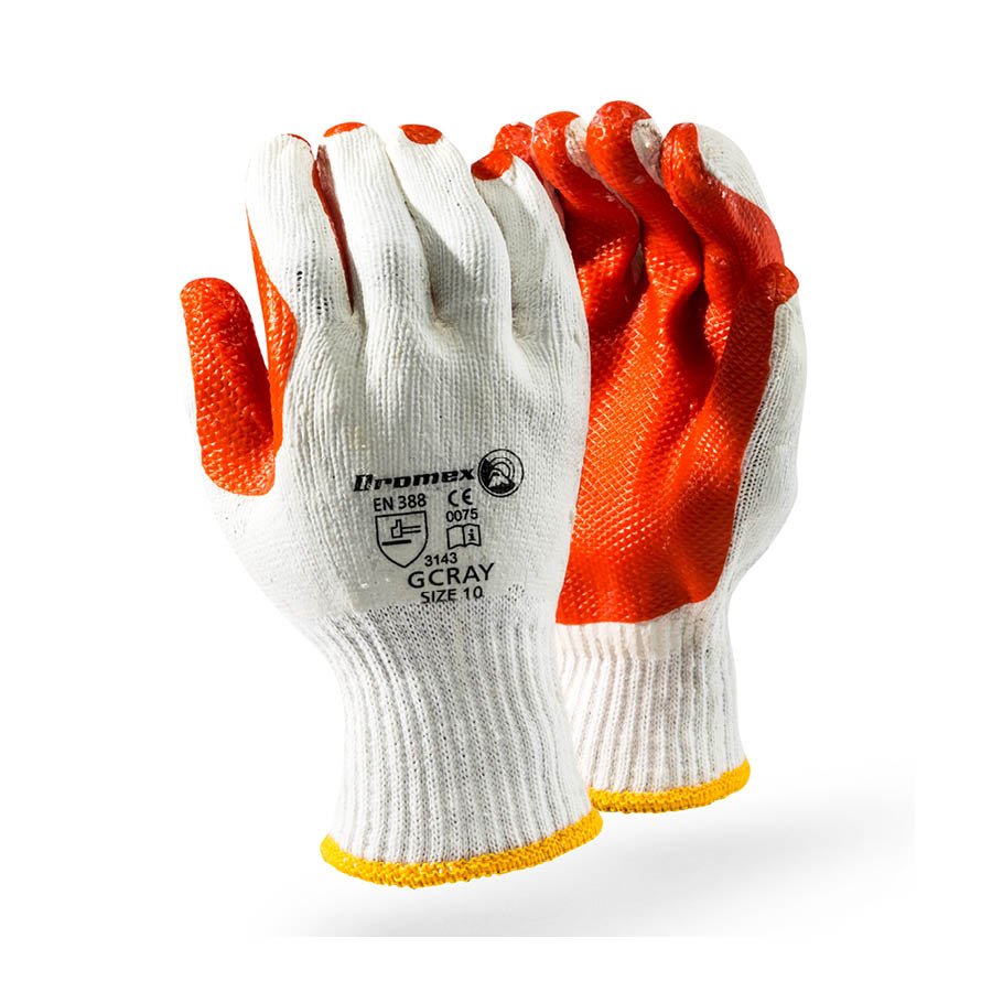 Dromex Crayfish Deep Groove Cotton Crochet Liner Glove 7gg (GCRAY)